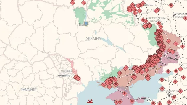 Онлайн-карта бойових дій в Україні: де точаться бої на 11.07.2026